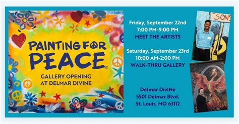 'Painting For Peace' exhibit opening today in the Delmar Loop